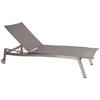 GARTENLIEGE 71/38/200 cm  - Edelstahlfarben/Grau, KONVENTIONELL, Textil/Metall (71/38/200cm) - Stern