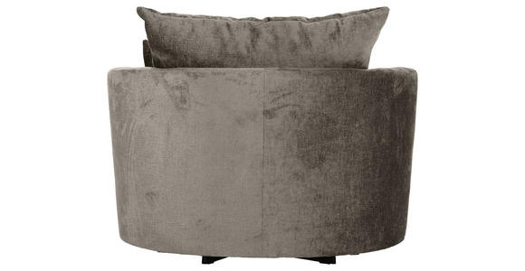 SESSEL in Chenille Dunkelgrau - Dunkelgrau/Schwarz, KONVENTIONELL, Textil/Metall (115/72/115cm) - Carryhome