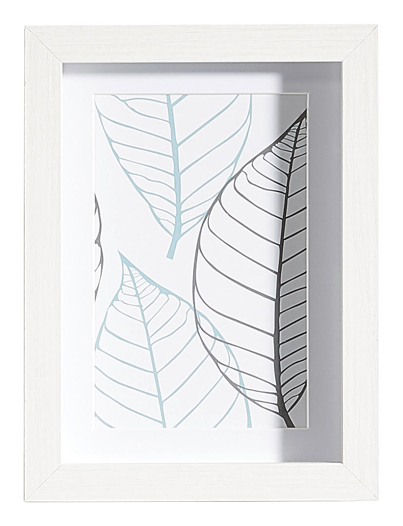 CADRE PHOTO blanc  - blanc, Basics, verre/bois (15/20/3cm)