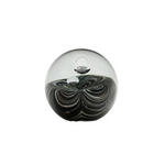 DEKOKUGEL - Klar/Schwarz, Basics, Glas (8cm) - Ambia Home