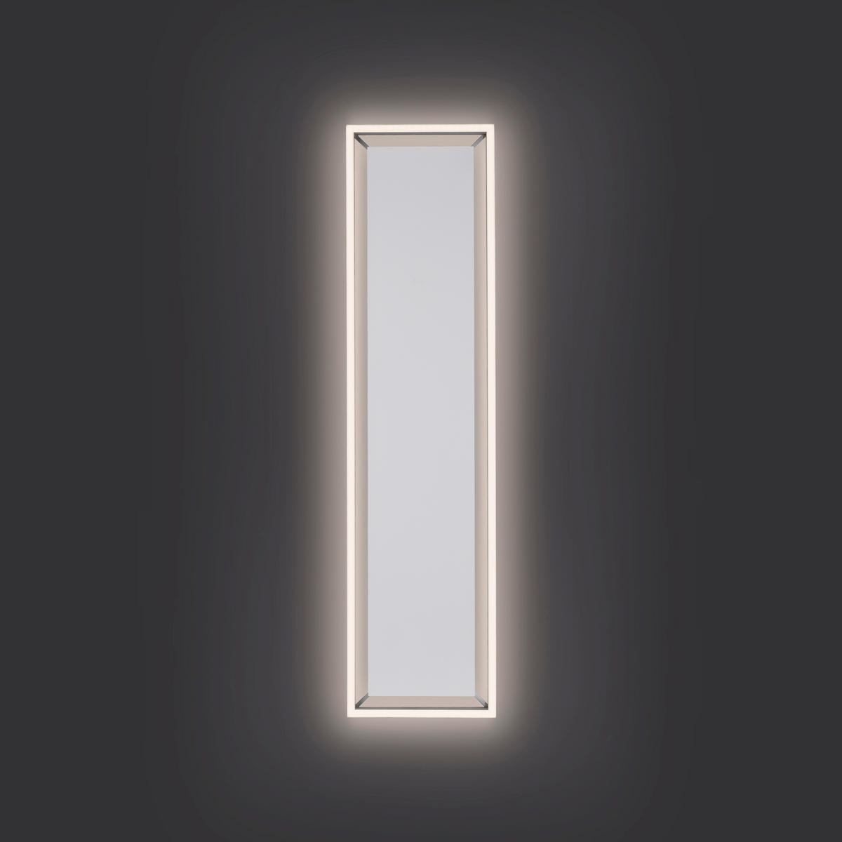 PLAFONIERĂ CU LED - argintiu, Design, plastic/metal (100/25/5,6cm)