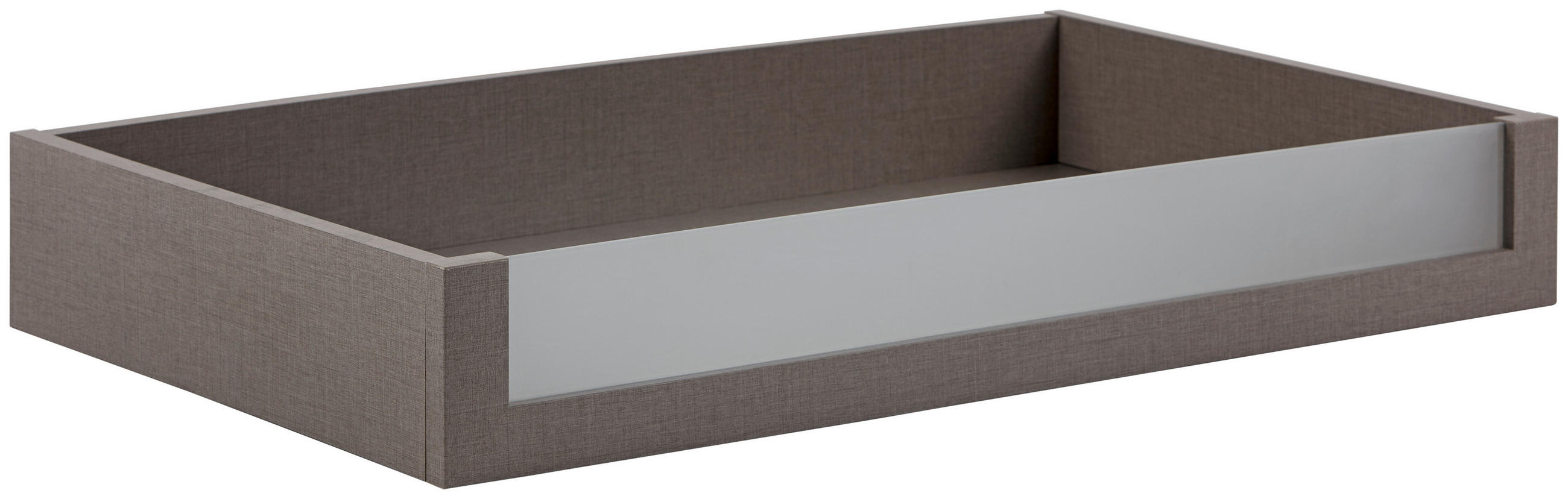 FIOKA braon 83/12/45 cm - braon, staklo/pločasti materijal (83/12/45cm) - Hom`in