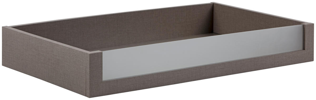 SCHUBLADE 83/12/45 cm Braun  - Braun, Glas/Holzwerkstoff (83/12/45cm) - Hom`in