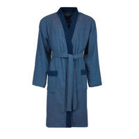 BADEMANTEL Francesco XL Herren  - Blau, Basics, Kunststoff/Textil (XLnull) - Vossen