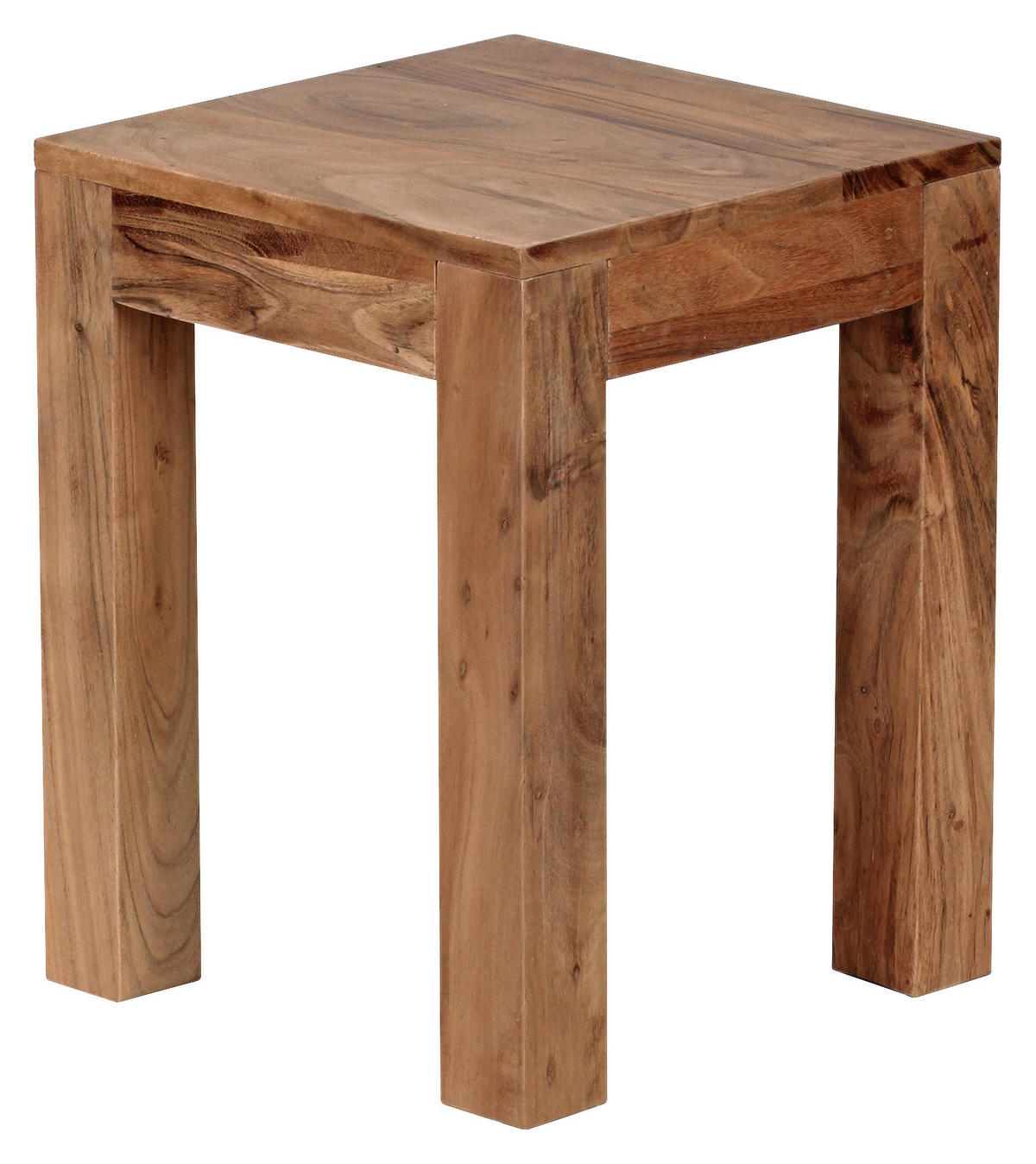 KISASZTAL fa 35/35/45 cm  - akácia színű, Design, fa (35/35/45cm) - MID.YOU