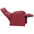 RELAXSESSEL Echtleder - Rot/Schwarz, KONVENTIONELL, Leder/Kunststoff (77/110/85cm) - Himolla