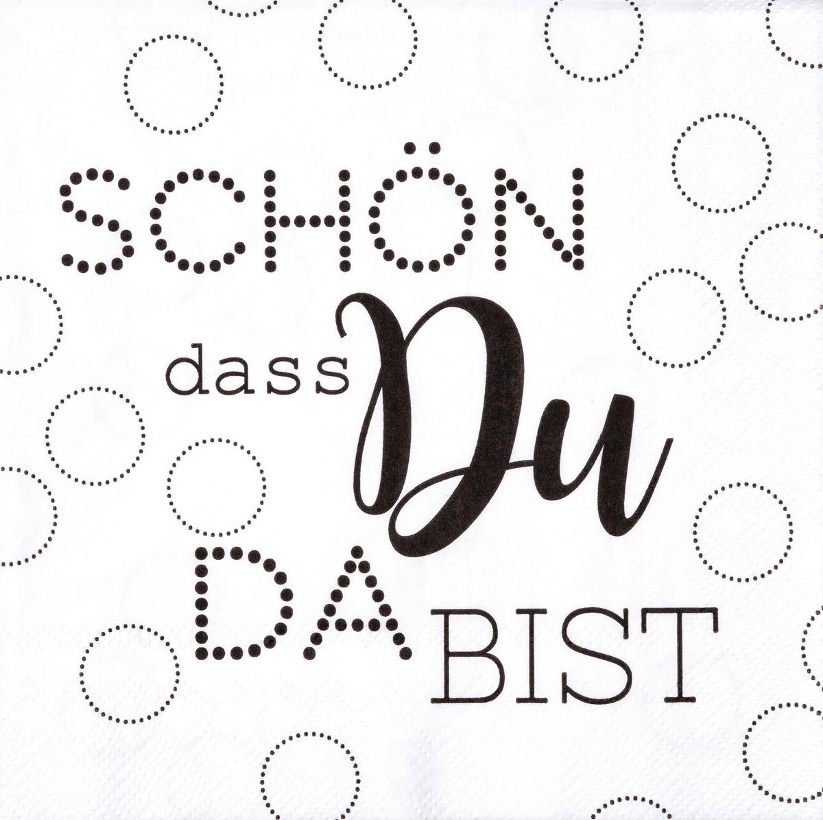 SERVIETTE  33/33 cm   - Basics (33/33cm) - Räder