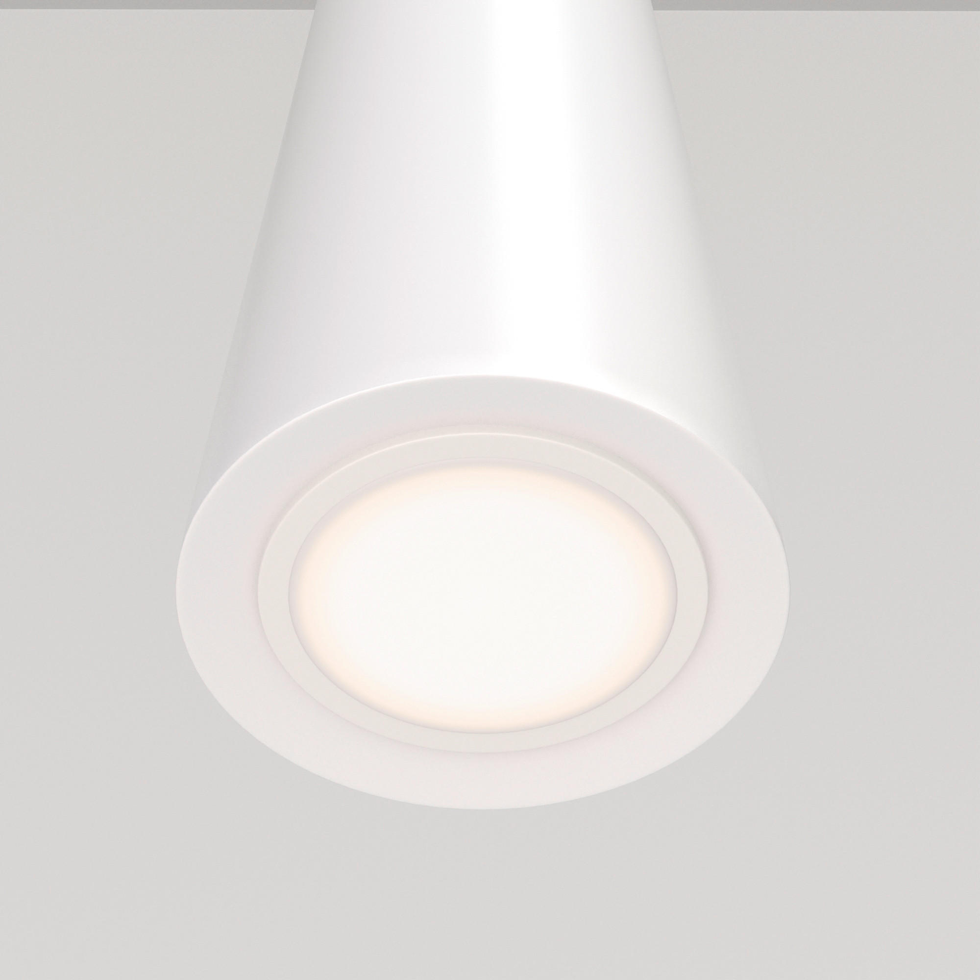 STROPNÍ ZÁVĚSNÉ SVÍTIDLO, 8/8/32 cm  - bílá, Trend, kov (8/8/32cm) - MAYTONI