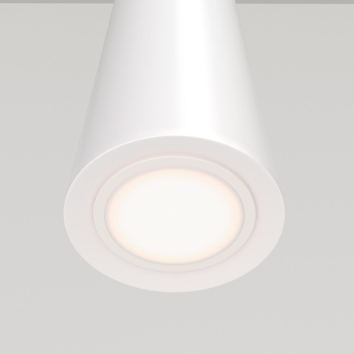 STROPNÍ ZÁVĚSNÉ SVÍTIDLO, 8/8/32 cm  - bílá, Trend, kov (8/8/32cm) - MAYTONI