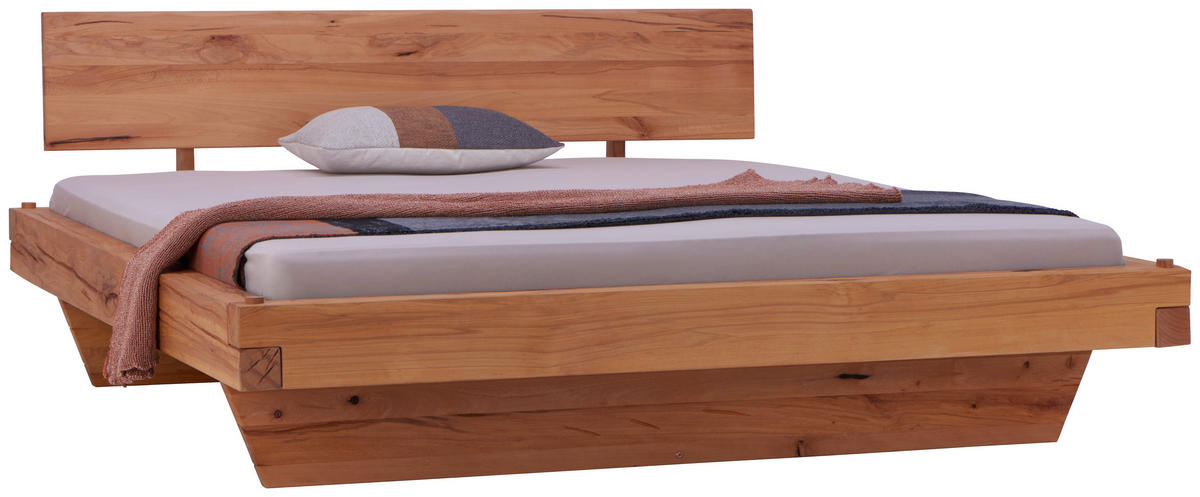 TRÁMOVÁ POSTEL, 180/200 cm, barvy buku - barvy buku, Lifestyle, dřevo (180/200cm) - Linea Natura