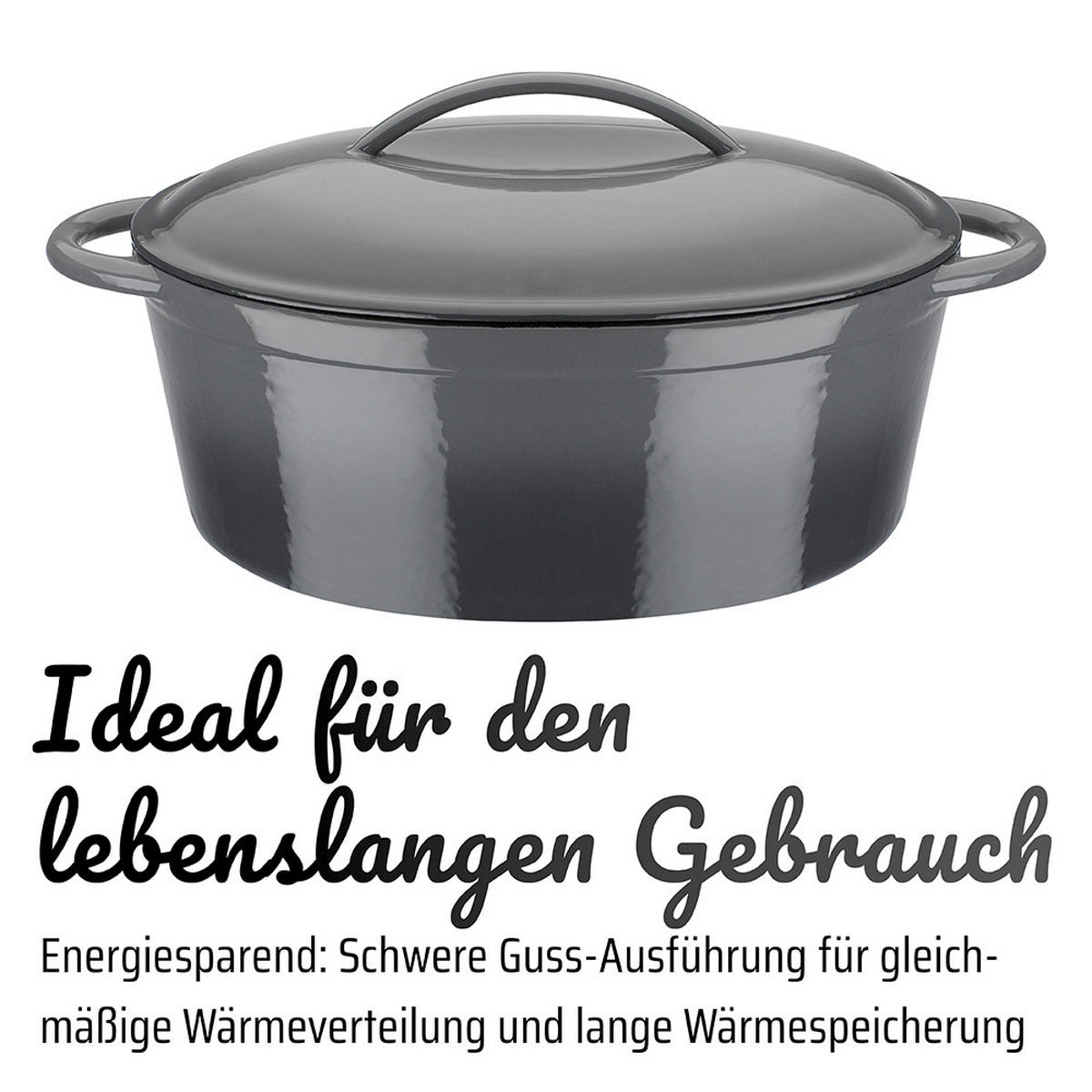 BRÄTER GREY SHADOW 33/25/13 cm - Grau, Basics, Metall (33/25/13cm) - GSW