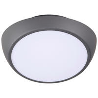 LED-DECKENLEUCHTE 26/12,5 cm   - Anthrazit, LIFESTYLE, Metall (26/12,5cm) - Novel