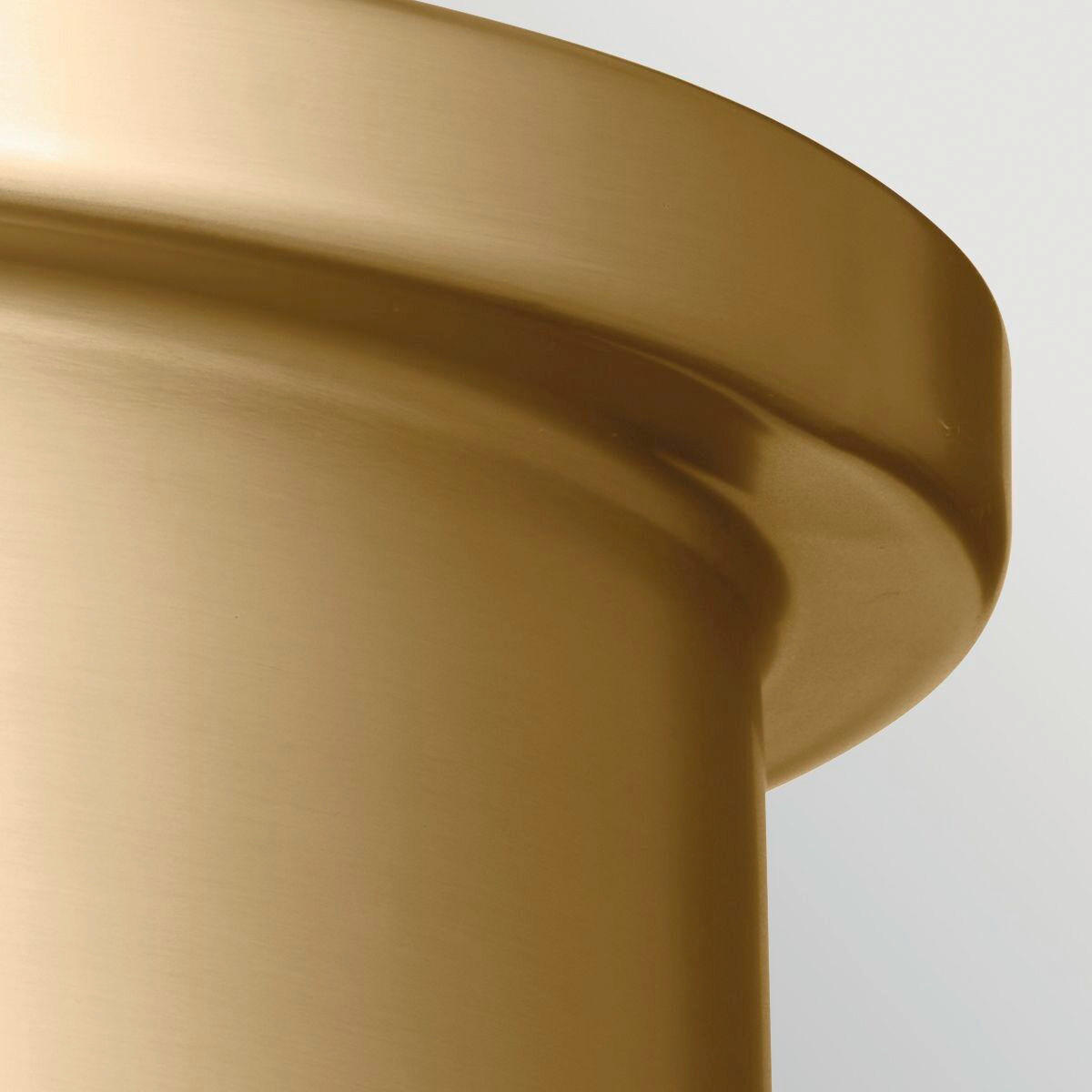 DECKENLEUCHTE Kichler 14,6/45,7 cm  - Goldfarben, Design, Glas/Metall (14,6/45,7cm) - Elstead Lighting