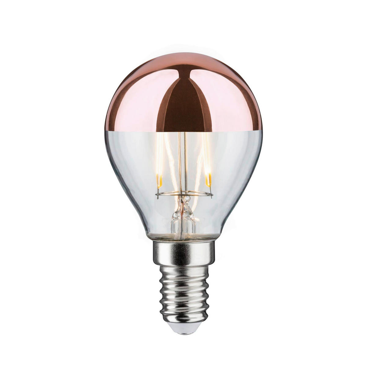 LED-LEUCHTMITTEL   E14 2,6W W 220 lm  - Klar/Kupferfarben, Basics, Glas (7,8cm) - Paulmann