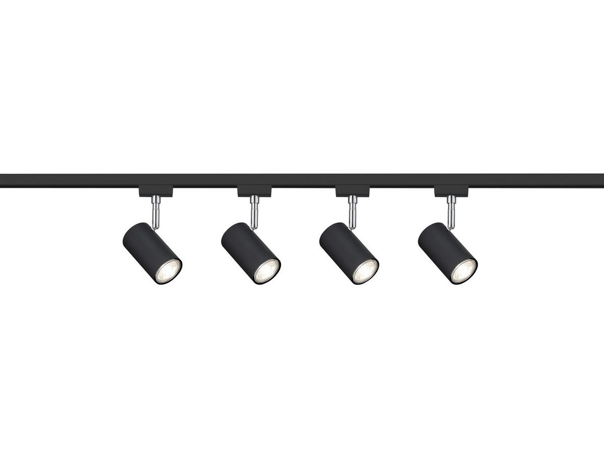 SCHIENENSYSTEM - Schwarz, Basics, Kunststoff (218/5/3cm)