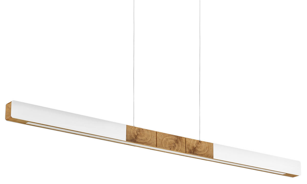 LED-HÄNGELEUCHTE  - Eichefarben, Design, Holz