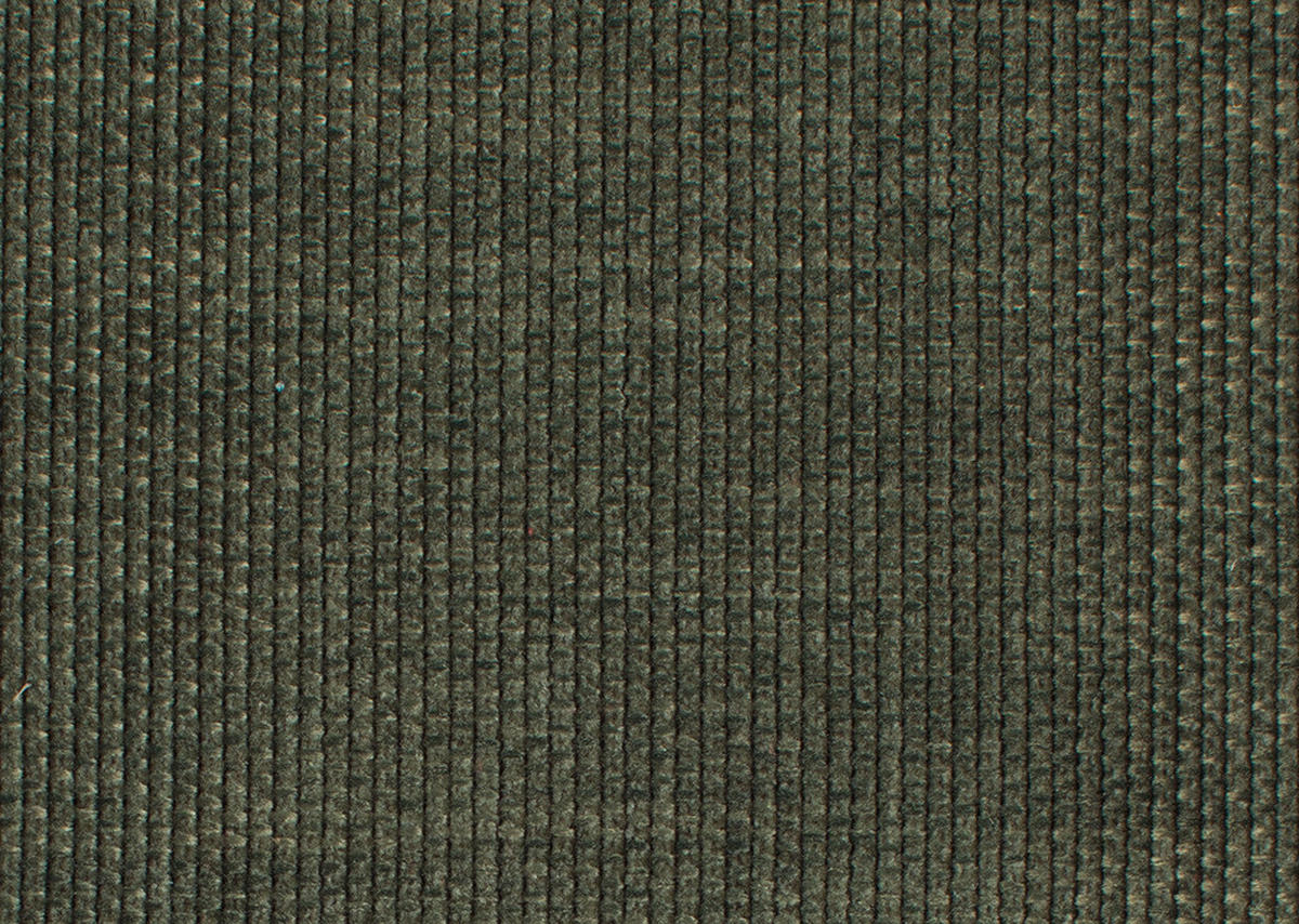 ECKSOFA in Chenille Olivgrün  - Schwarz/Olivgrün, Design, Textil/Metall (305/224cm) - Dieter Knoll