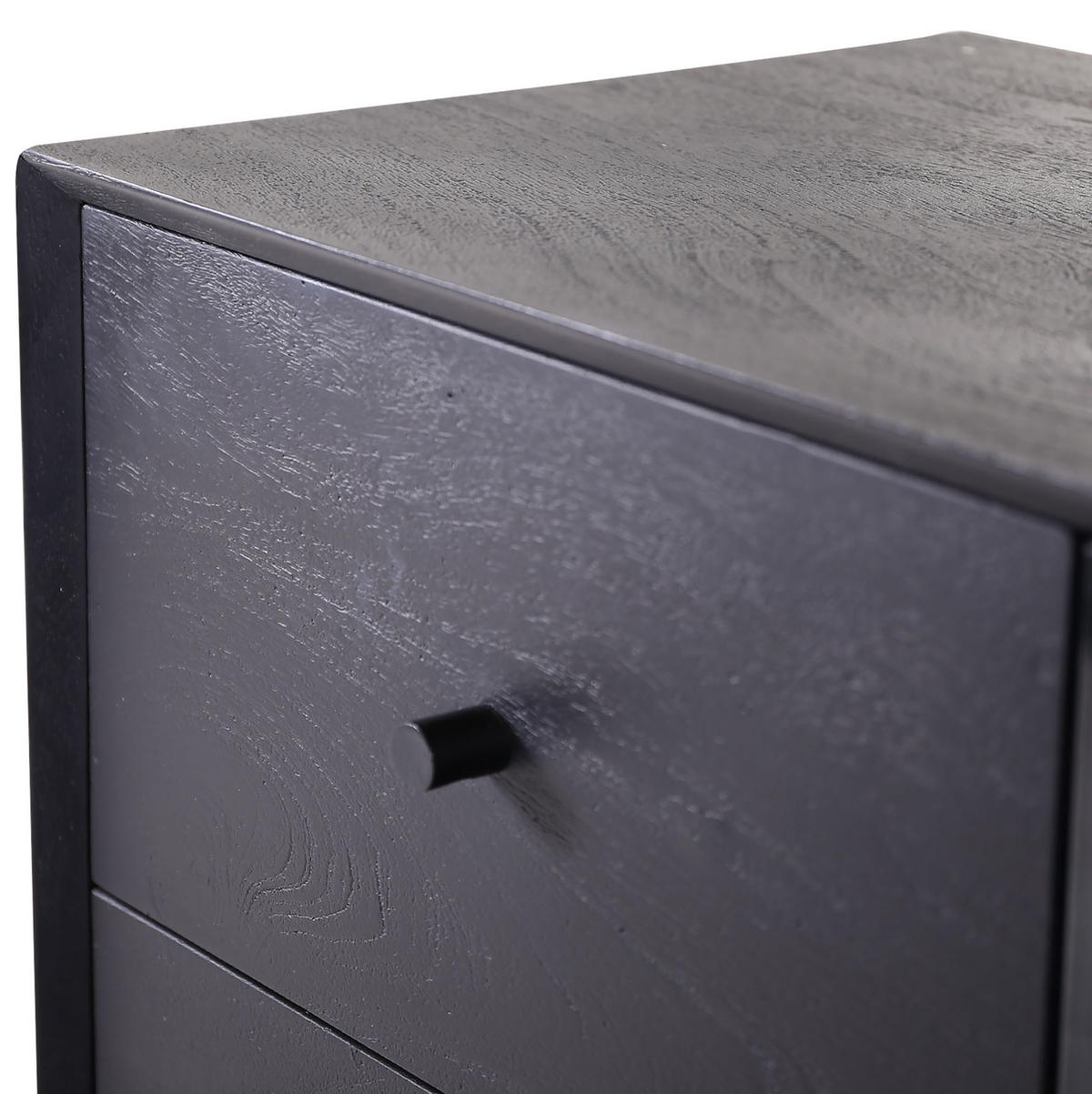SIDEBOARD INIZIO  in 170/80/42 cm  - Schwarz, MODERN, Glas/Holz (170/80/42cm) - Livetastic