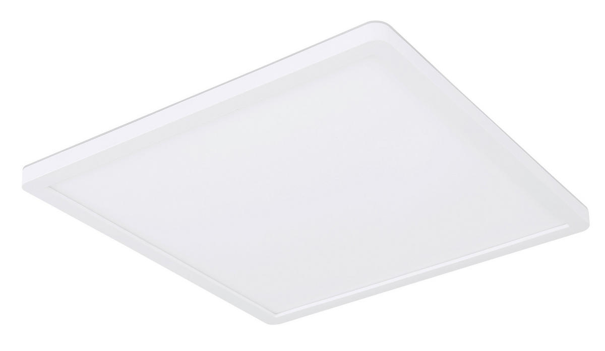 STROPNA LED-SVETILKA  Sapana //3000 K/230 V/ - bela/opal, Basics, umetna masa (29,4/29,4/2,5cm) - Globo