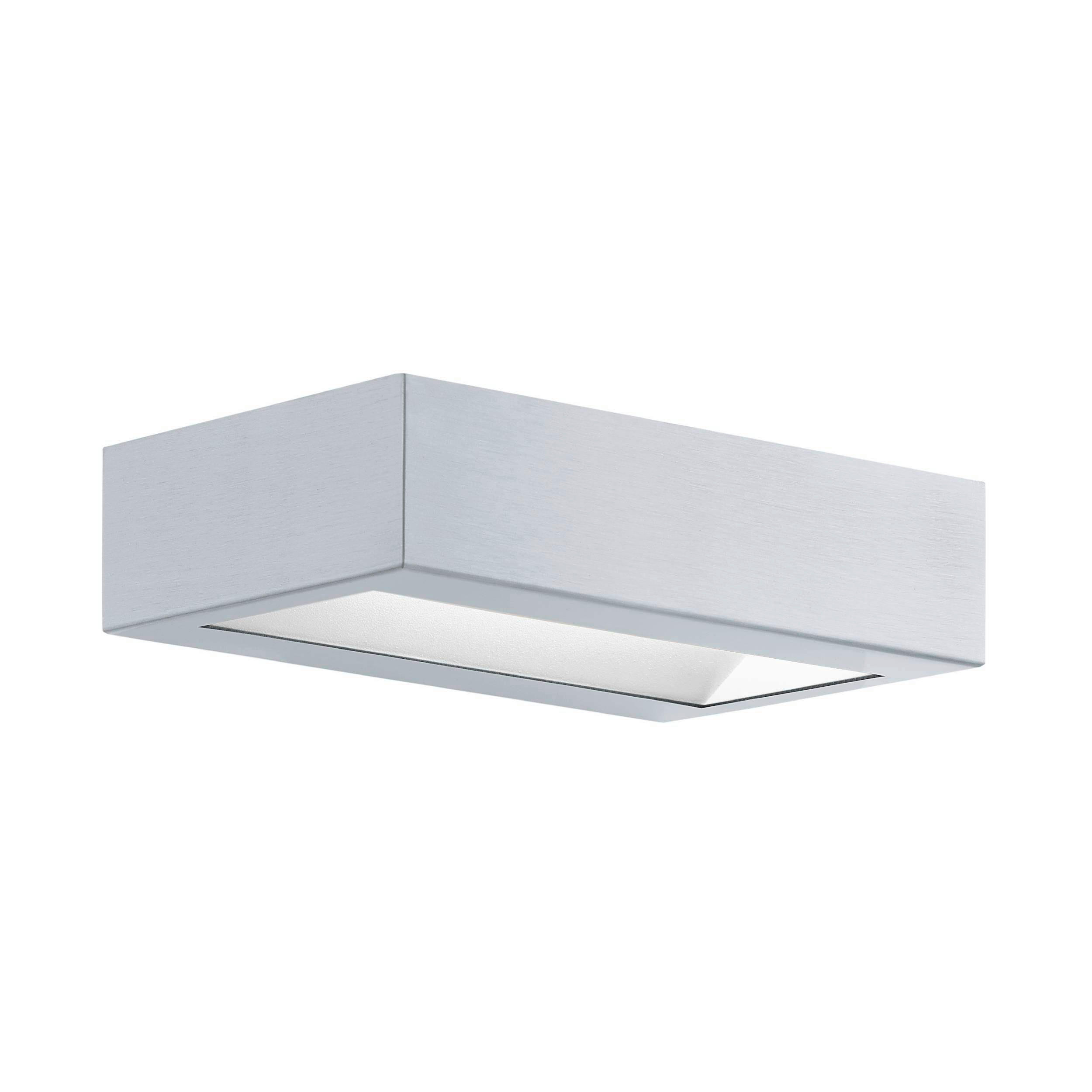 AUßENWANDLEUCHTE 16,5 cm   - Edelstahlfarben, Basics, Metall (16,5cm) - Eglo