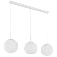 SVJETILJKA VISEĆA    90/20/120 cm    Andre  - bijela, Design, staklo/metal (90/20/120cm) - Globo