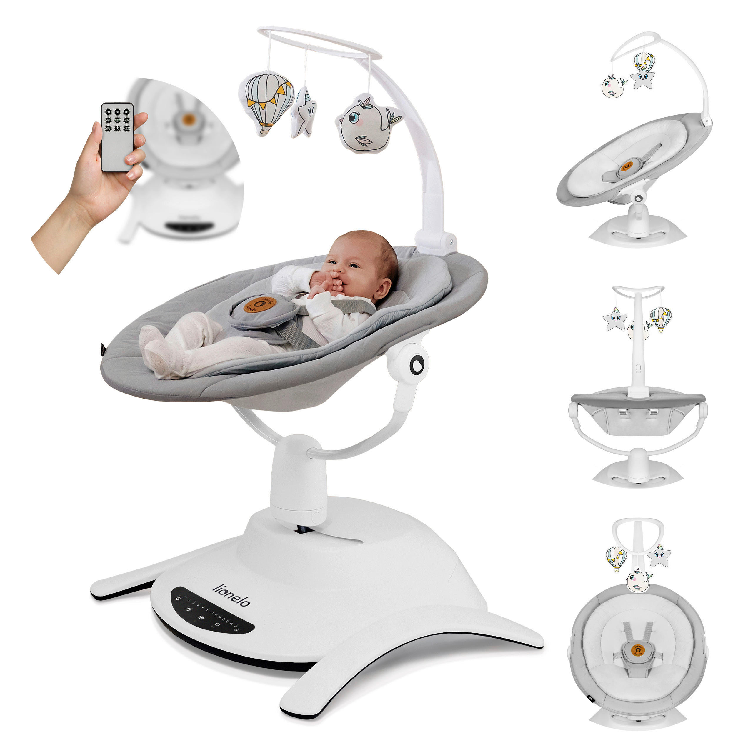 SCHAUKELWIPPE Bella  - Basics (61,5/28,8/51,6cm) - Lionelo