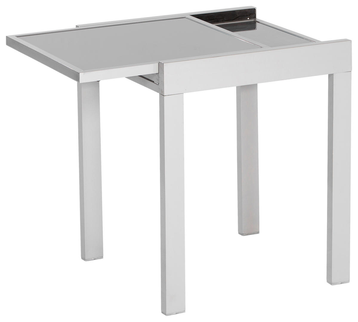 GARTENSET Aluminium  - Silberfarben/Schwarz, MODERN, Textil/Metall - Gardenson