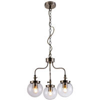PENDELLAMPA Ballet 45/45/80 cm  - svart/guldfärgad, Klassisk, metall (45/45/80cm)