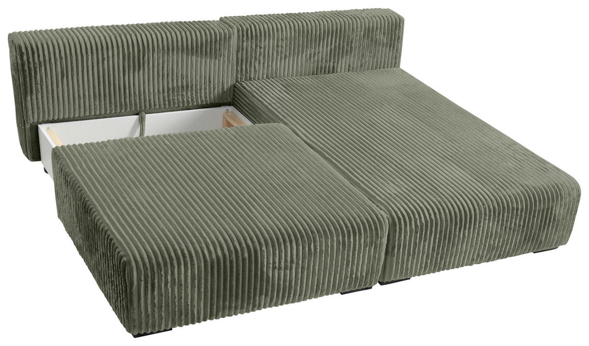 Freisteller von Carryhome ECKSOFA Olivgrün Cord.