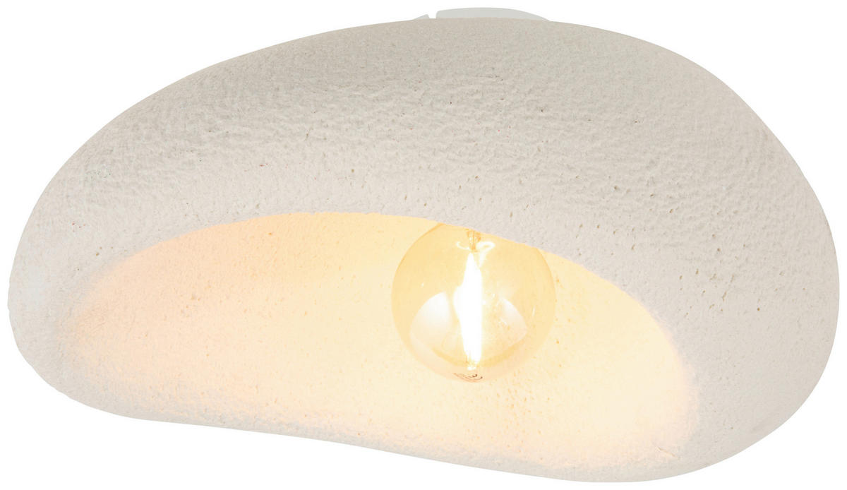 DECKENLEUCHTE 41/28/21 cm   - Weiß, Design, Kunststoff/Metall (41/28/21cm) - Collet's Monde