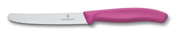 TOMATENMESSER - Pink/Silberfarben, Basics, Kunststoff (24/10/4cm) - Victorinox