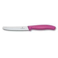 TOMATENMESSER - Pink/Silberfarben, Basics, Kunststoff (24/10/4cm) - Victorinox