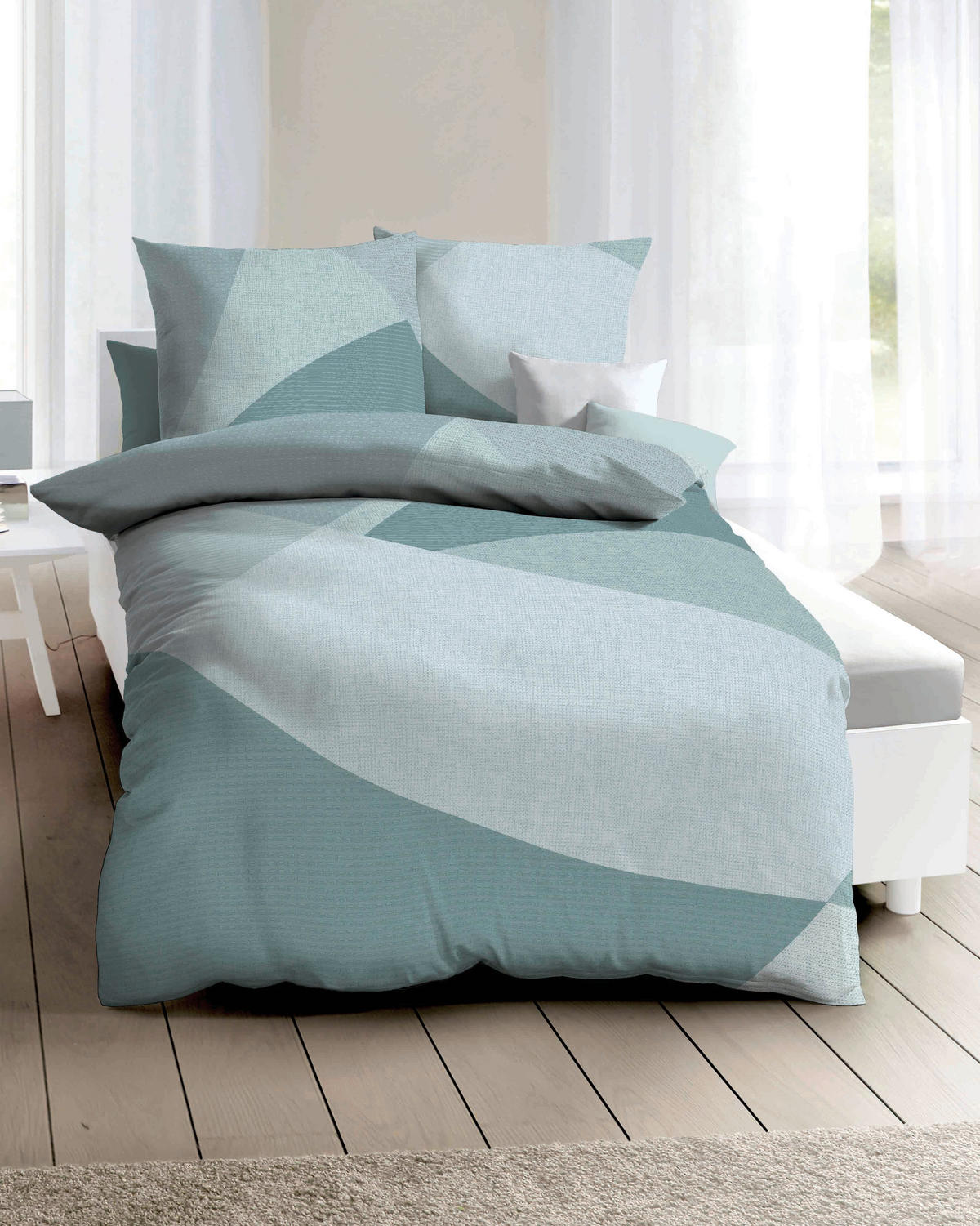 POSTELJINA 140/200 cm  VISTA  - zelena, Konvencionalno, tekstil (140/200cm) - Kaeppel