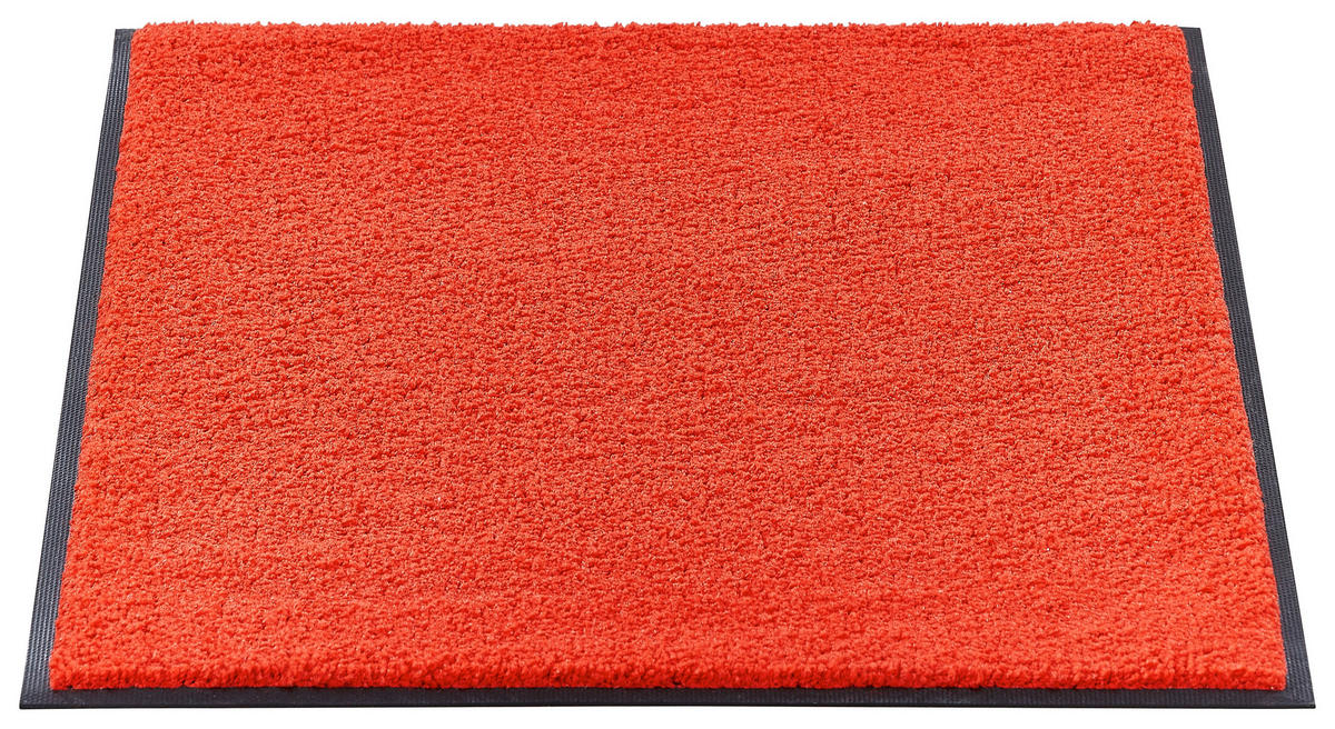 FUßMATTE 75/120 cm  - Rot, Basics, Kunststoff/Textil (75/120cm) - wash+dry