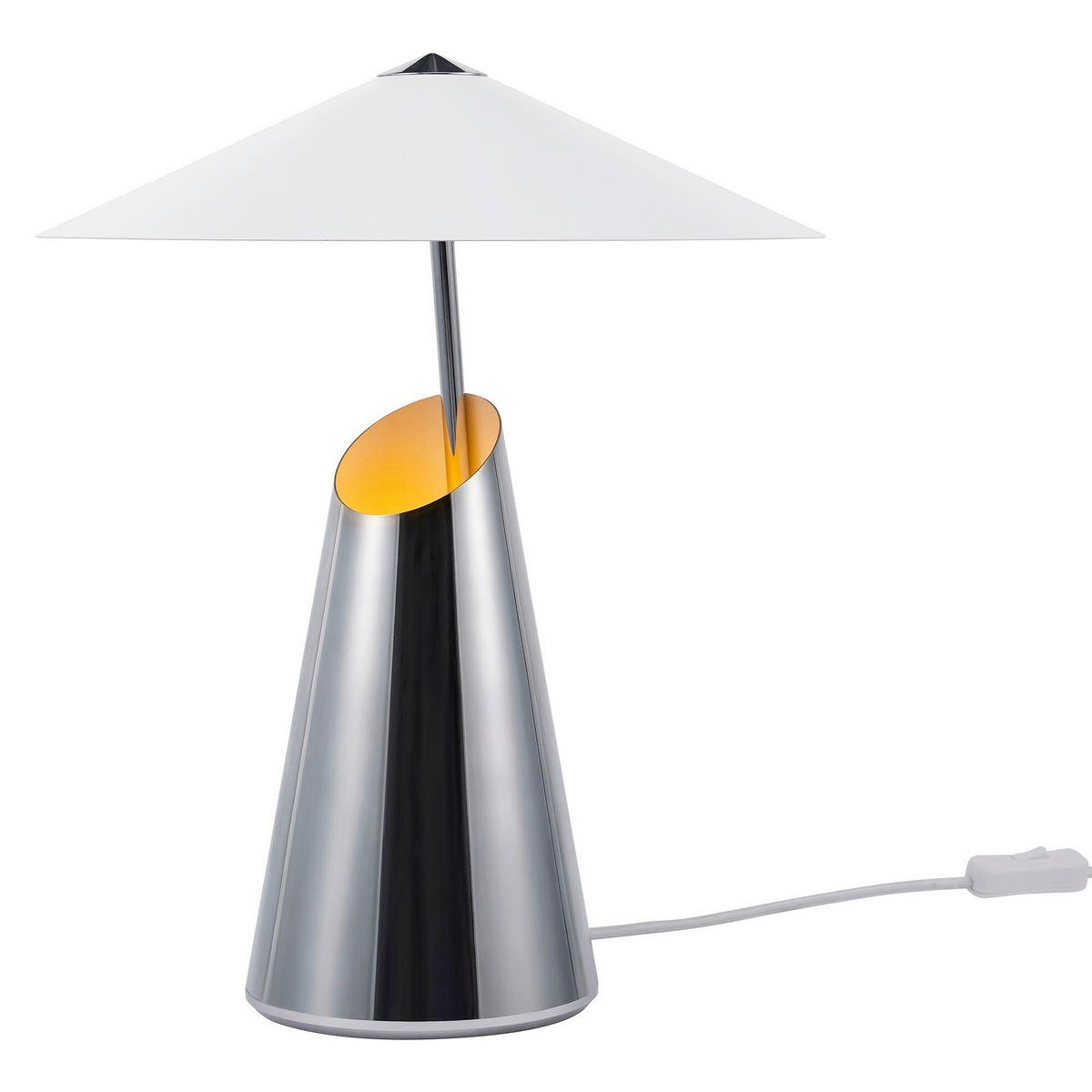 TISCHLEUCHTE Taido 38/32 cm  - Chromfarben, Design, Metall (38/32cm) - Nordlux