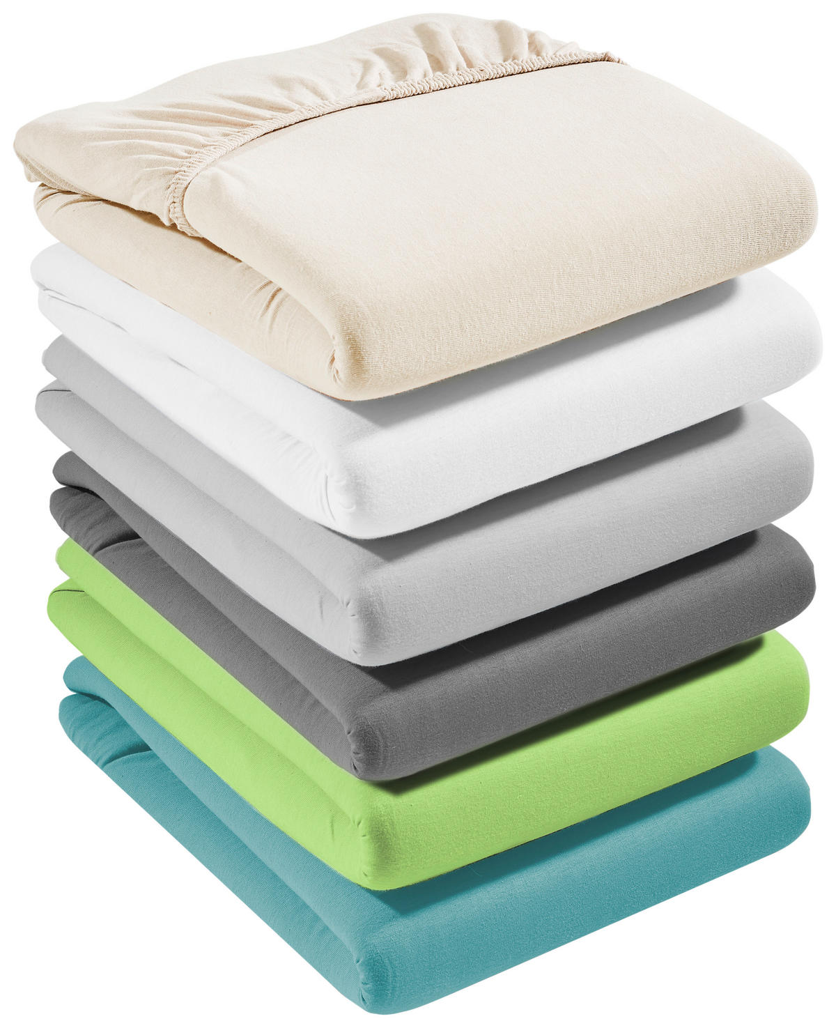SPANNBETTTUCH Sissi Jersey  - Creme, Basics, Textil (150/200cm) - Esposa