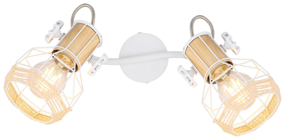 STRAHLER 29,6/23/19 cm   - Naturfarben/Weiß, Basics, Metall (29,6/23/19cm) - Globo