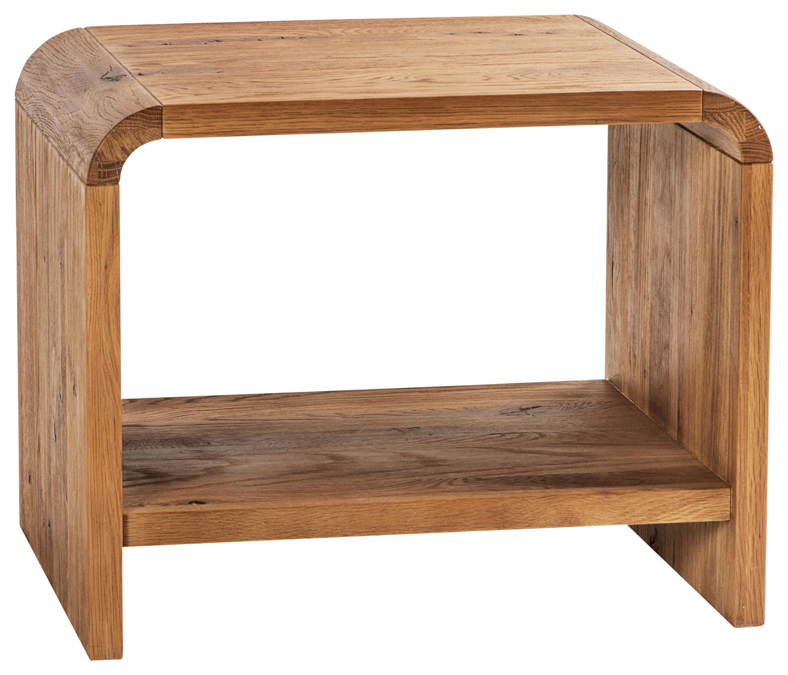 NACHTKÄSTCHEN in massiv Wildeiche Wildeiche  - Wildeiche, Design, Holz (50/40/40cm) - Hasena