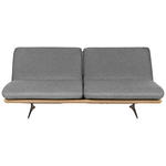 SCHLAFSOFA Grau, Eichefarben  - Eichefarben/Beige, Design, Holz/Textil (204/92/90cm) - Dieter Knoll