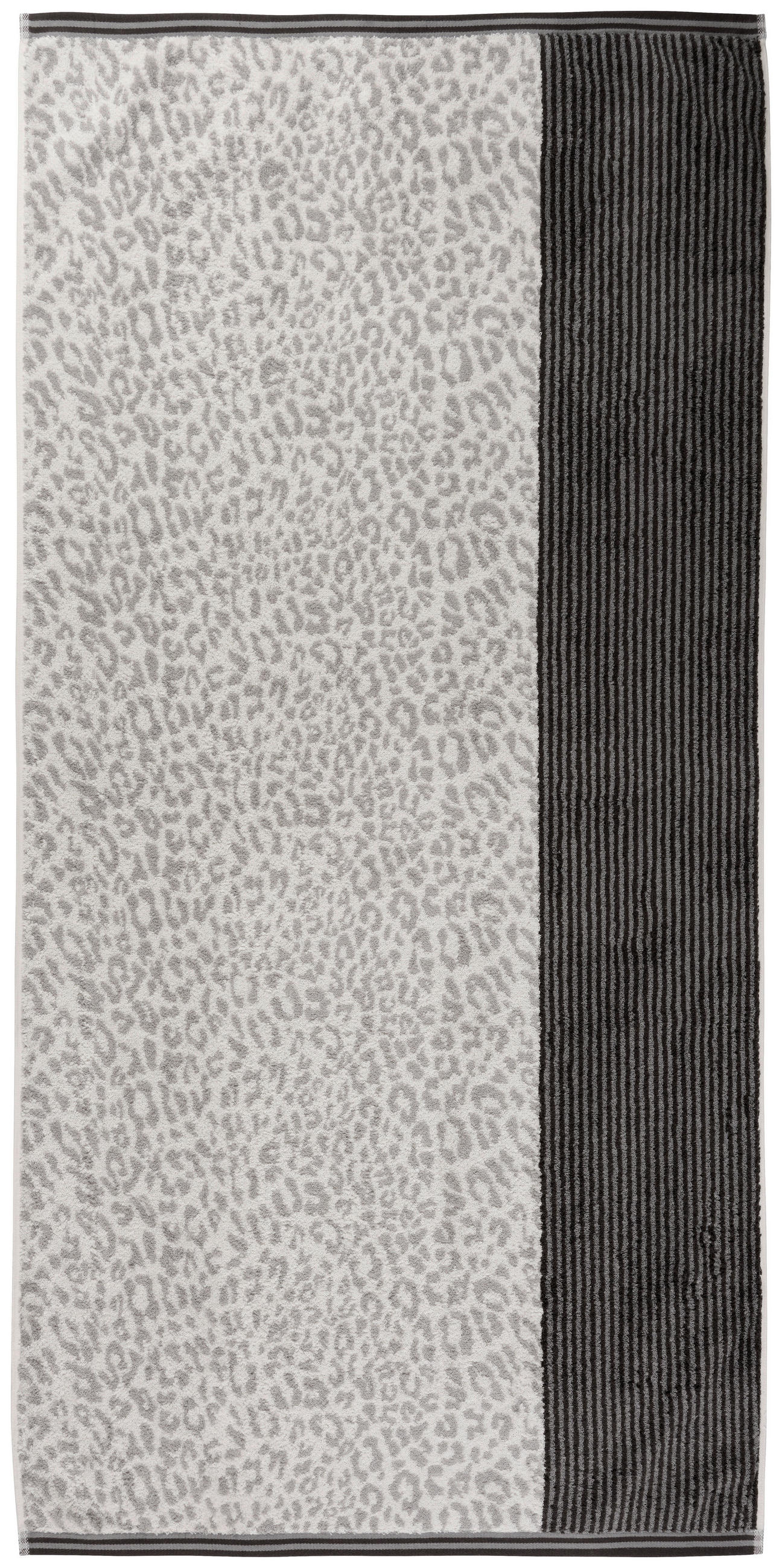 DUSCHTUCH 70/140 cm  - Anthrazit, KONVENTIONELL, Textil (70/140cm) - Dieter Knoll