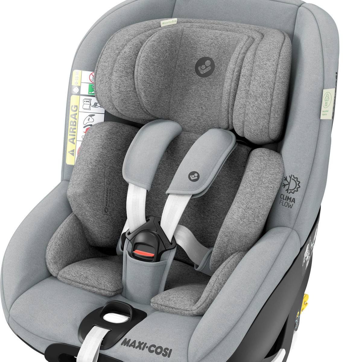 KINDERAUTOSITZ Mica Pro Eco Authentic Grey   - Basics, Kunststoff/Textil (44,2/64,8/68,3cm) - Maxi-Cosi