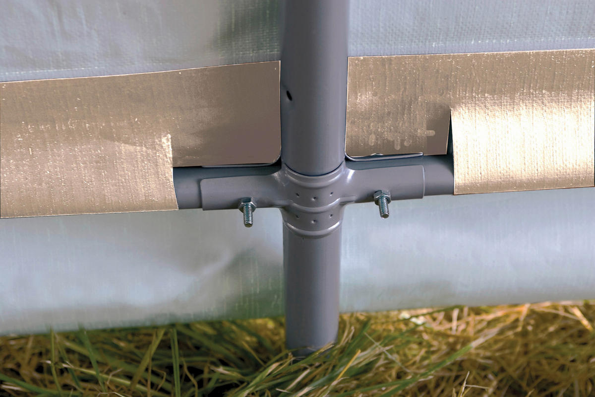 GEWÄCHSHAUS 300/240/610 cm  - Weiß, Basics, Kunststoff (300/240/610cm)