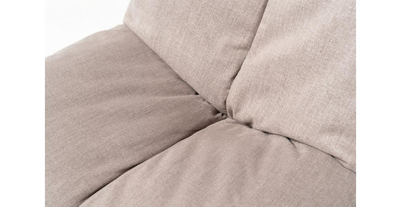 SESSEL in Flachgewebe Taupe  - Taupe/Schwarz, MODERN, Textil/Metall (86/92/99cm) - Belluti