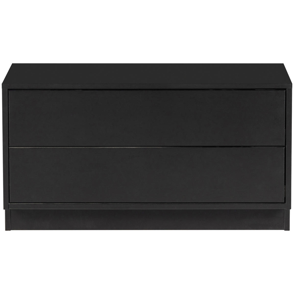 LOWBOARD 75/40/40 cm  - Schwarz, Design, Holz (75/40/40cm) - Livetastic