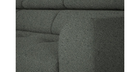 ECKSOFA in Struktur Grau 205/280 cm - Schwarz/Grau, Design, Textil/Metall (205/280cm) - Xora