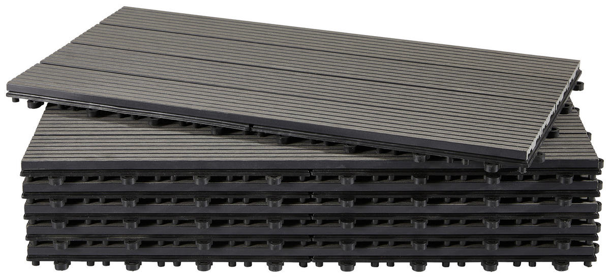 Terrassenfliese 6er Set  - Basics (60/30/2,4cm) - Ambia Garden