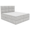 BOXBETT 140/200 cm  in Weiß  - Schwarz/Weiß, KONVENTIONELL, Kunststoff/Textil (140/200cm) - Boxxx