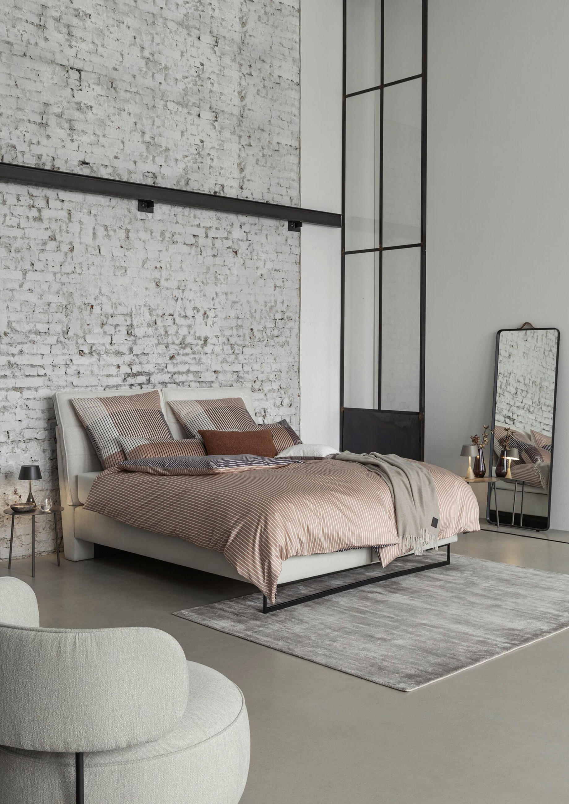ÁGYNEMŰHUZAT-GARNITÚRA 140/200 cm  - barna, Trend, textil (140/200cm) - Joop!