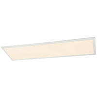LED-DECKENLEUCHTE 120/30/5,3 cm   - Opal/Weiß, Design, Kunststoff/Metall (120/30/5,3cm) - Novel