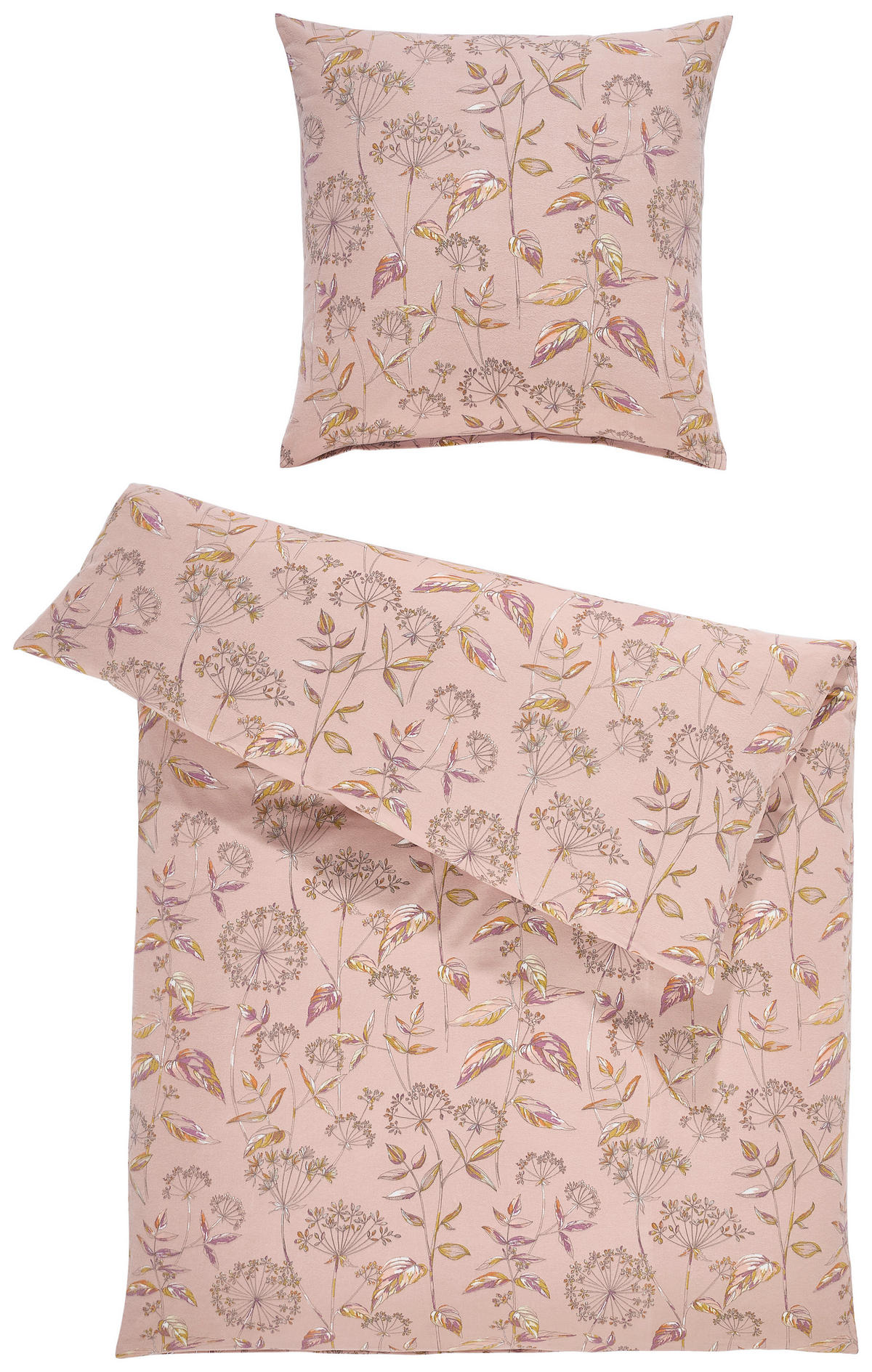 BETTWÄSCHE Atelier Flanell 135/200 cm  - Orange, Design, Textil (135/200cm) - Estella